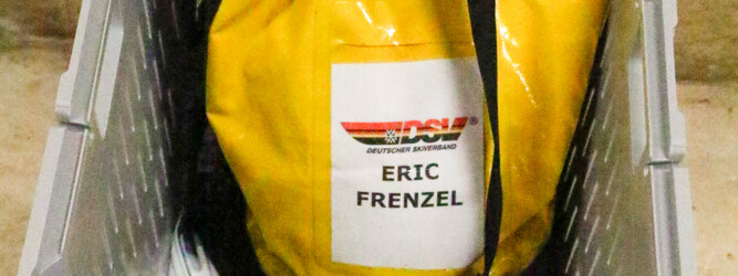 Eric Frenzels Ausrüstung ist bereit für das Rennen.