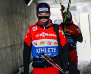 Florian Kolb (AUT) ist gewappnet gegen die Kälte.