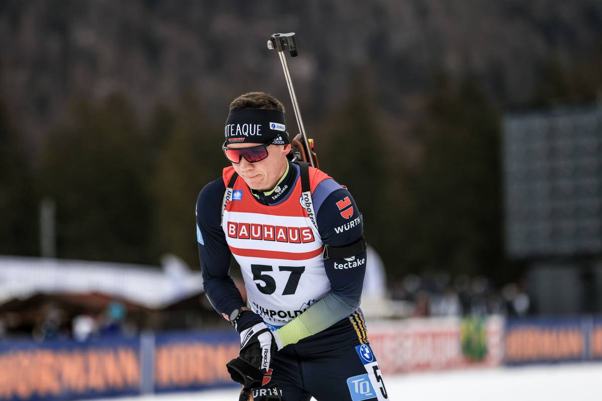 Justus Strelow (GER) Bildergalerie Biathlon IBU Weltcup, Ruhpolding