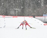 Zwei Österreicher auf dem Weg zum POdium: Franz-Josef Rehrl (AUT), Johannes Lamparter (AUT), (l-r)