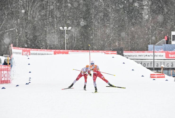 Zwei Österreicher auf dem Weg zum POdium: Franz-Josef Rehrl (AUT), Johannes Lamparter (AUT), (l-r)