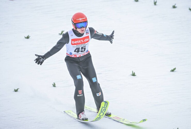 Julian Schmid (GER) war der beste DSV-Athlet auf der Schanze.