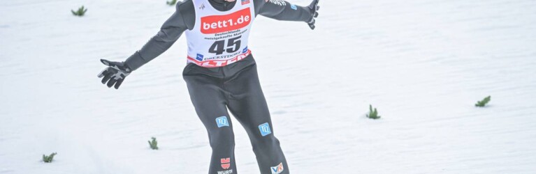 Julian Schmid (GER) war der beste DSV-Athlet auf der Schanze.