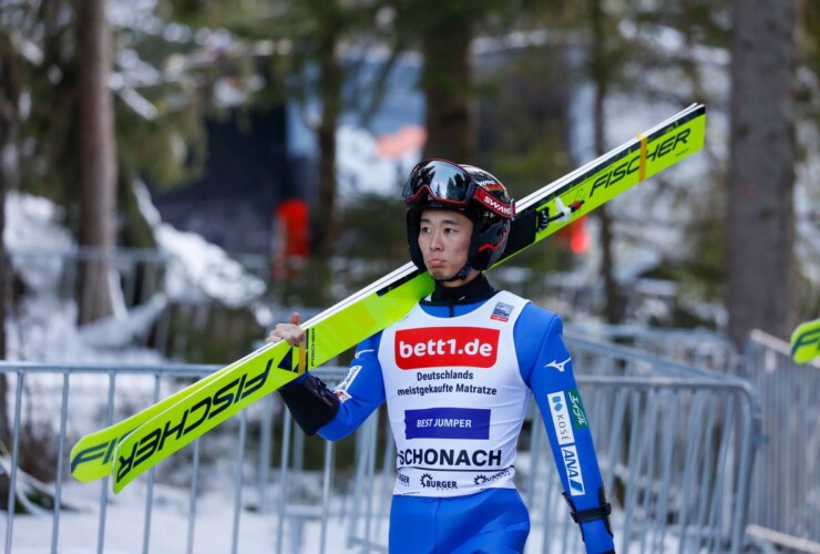 Ryota Yamamoto (JPN) entschied das Springen für sich.