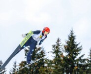 Jenny Nowak (GER) wurde starke Dritte im Springen.