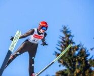 Julian Schmid (GER) war bester Deutscher auf der Schanze.