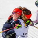 Geteilte FReude ist doppelte Freude: Nathalie Armbruster (GER), Jenny Nowak (GER), (l-r)