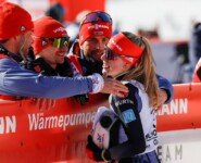 Jenny Nowak (GER) mit ihrem Team