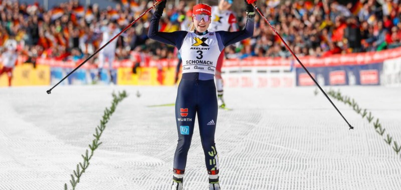 Erstes Podium im Weltcup: Jenny Nowak (GER)