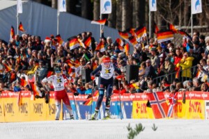 Jenny Nowak (GER) vor dem Heimpublikum in Schonach