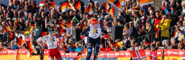 Jenny Nowak (GER) vor dem Heimpublikum in Schonach