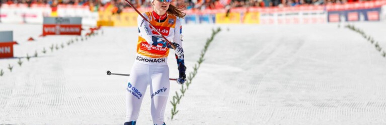 Gyda Westvold Hansen (NOR) gewinnt in Schonach.