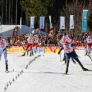 Einar Luraas Oftebro (NOR), Julian Schmid (GER), (l-r) im Zielsprint