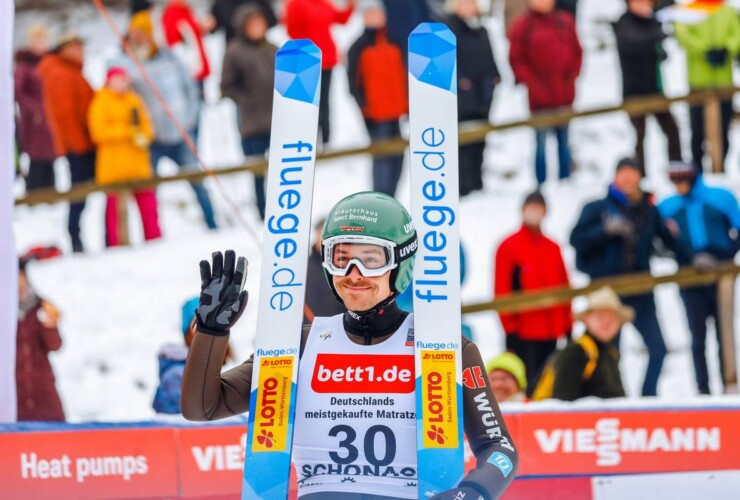 Ein eher gequältes Lächeln bei Fabian Riessle (GER)