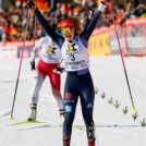 Freude über Platz drei beim Heimspiel: Nathalie Armbruster (GER)