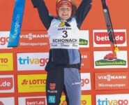 Zurück auf dem Podest: Nathalie Armbruster (GER)