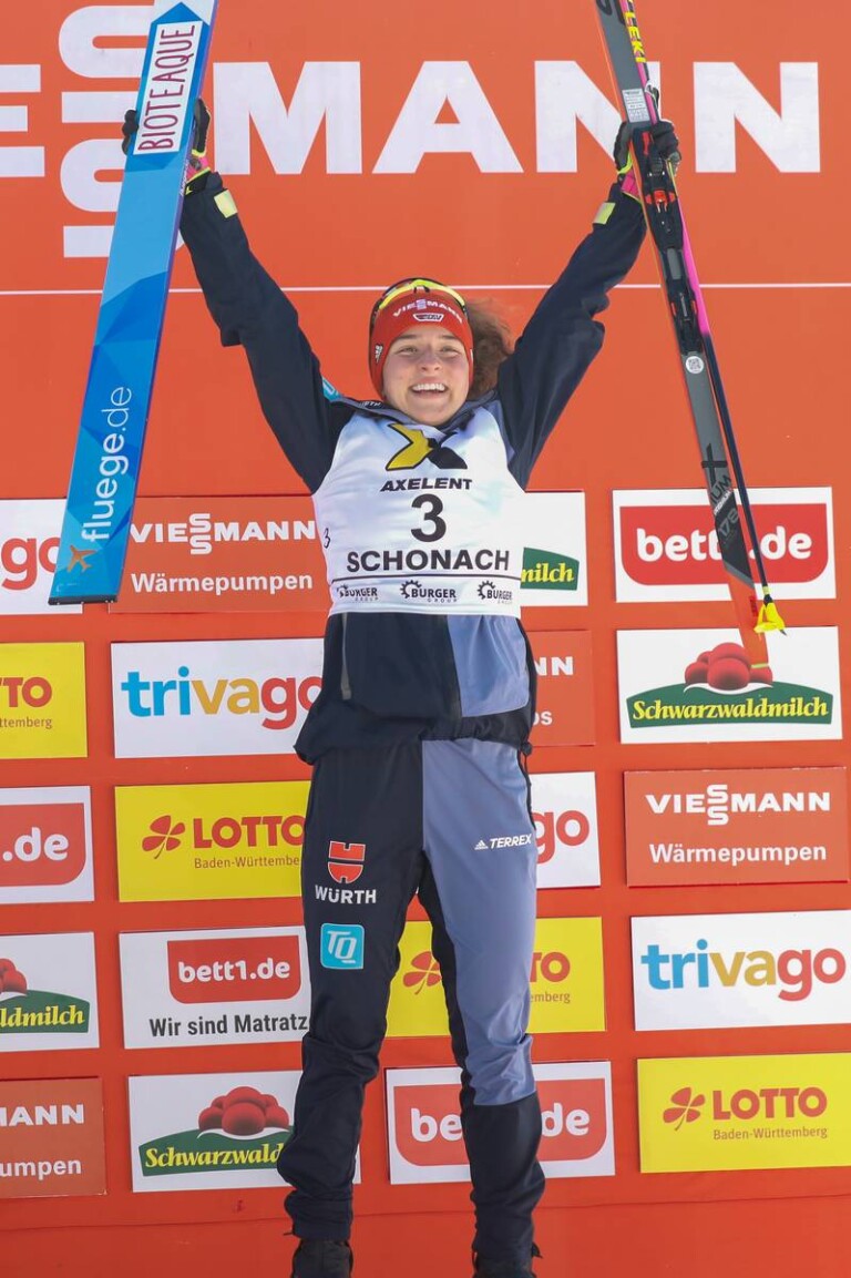 Zurück auf dem Podest: Nathalie Armbruster (GER)