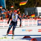 Jenny Nowak (GER) mit Unterstützung der Zuschauer