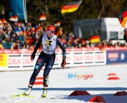 Jenny Nowak (GER) mit Unterstützung der Zuschauer