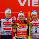 Das Podium der Herren: Jens Luraas Oftebro (NOR), Johannes Lamparter (AUT), Laurent Muhlethaler (FRA), (l-r)