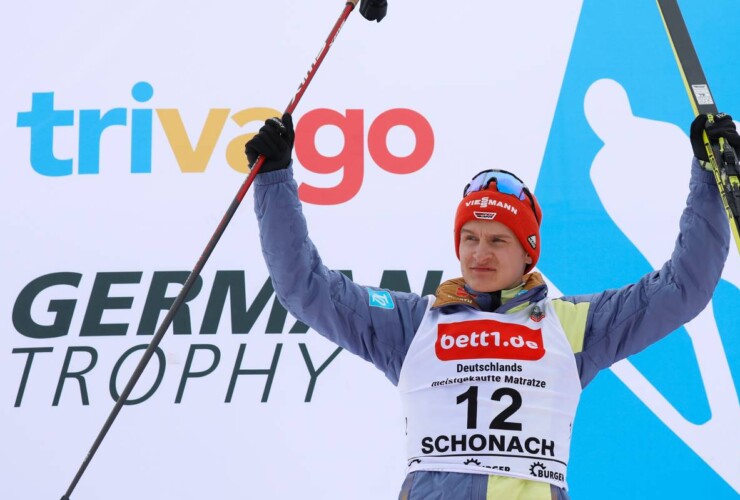 Julian Schmid (GER) wird Zweiter bei der trivago German Trophy.