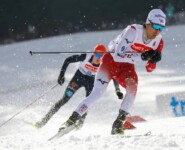 Akito Watabe (JPN) erzielte sein bestes Saisonergebnis.