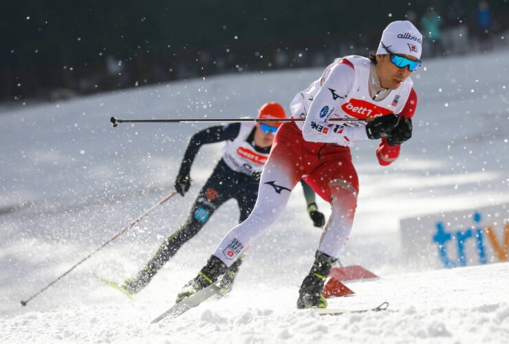 Akito Watabe (JPN) erzielte sein bestes Saisonergebnis.