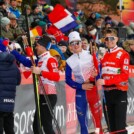 Ein Gefühl wie in Chaux-Neuve: Laurent Muhlethaler (FRA), Marco Heinis (FRA), Matteo Baud (FRA), Lena Brocard (FRA), (l-r)