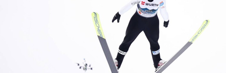 Gyda Westvold Hansen (NOR) setzte sich bereits auf der Schanze durch.