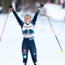 Nathalie Armbruster (GER) wird Zweite bei der Weltmeisterschaft in Planica.