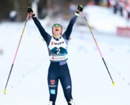 Nathalie Armbruster (GER) wird Zweite bei der Weltmeisterschaft in Planica.