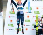 Nathalie Armbruster (GER) ist Vizeweltmeisterin.