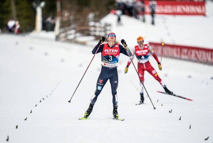 Julian Schmid (GER) gewinnt die Silbermedaille in Planica.