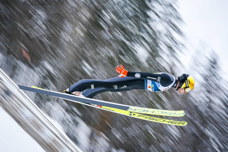 Aaron Kostner (ITA) kam für den gestürzten Alessandro Pittin ins Team.