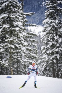 Jens Luraas Oftebro (NOR) allein auf weiter Flur