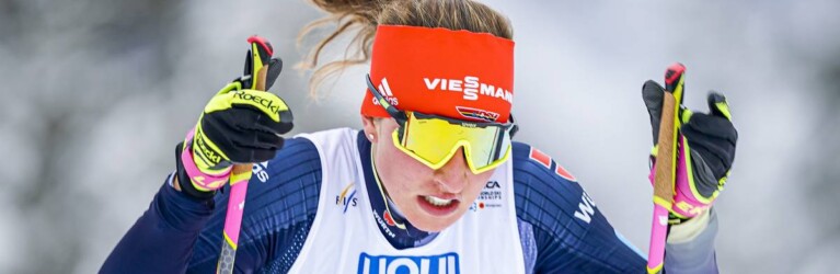 Nathalie Armbruster (GER) gewinnt ebenfalls die zweite Silbermedaille.