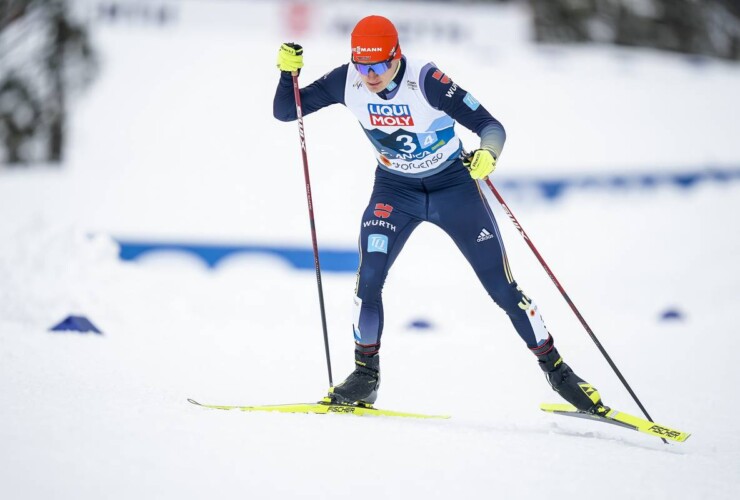 Julian Schmid (GER) auf dem Weg zur nächsten Silbermedaille