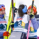 Gemeinsame Freude bei Veronica Gianmoena (ITA) und Nathalie Armbruster (GER), (l-r)