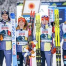 Das Silberteam: Vinzenz Geiger (GER), Jenny Nowak (GER), Nathalie Armbruster (GER), Julian Schmid (GER), (l-r)