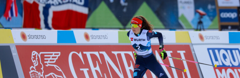 Nathalie Armbruster (GER) startet in ihr Rennen.
