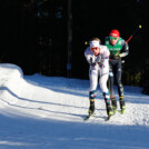 Auf der Jagd nach Thomas Rettenegger: Kasper Moen Flatla (NOR), Terence Weber (GER), (l-r)