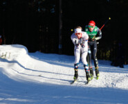 Auf der Jagd nach Thomas Rettenegger: Kasper Moen Flatla (NOR), Terence Weber (GER), (l-r)