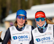 Doppelsieg für Sophia Maurus (GER) und Trine Goepfert (GER), (l-r) beim COC in Rena (NOR):