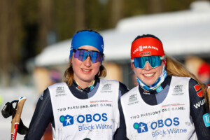 Doppelsieg für Sophia Maurus (GER) und Trine Goepfert (GER), (l-r) beim COC in Rena (NOR):