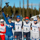 Frauenpower in Rena: Joanna Kil (POL), Annika Malacinski (USA), Sophia Maurus (GER), Trine Goepfert (GER), Kjersti Graesli (NOR), (l-r)