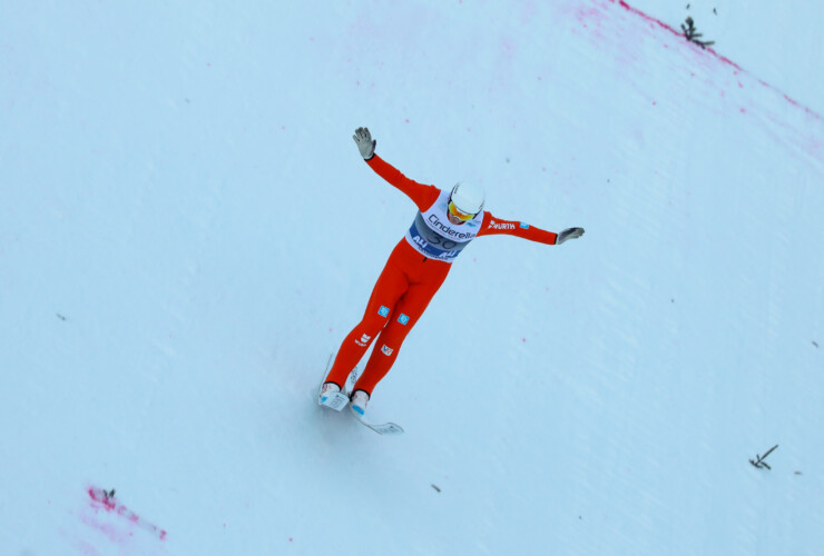 Pirmin Maier (GER) überzeugte durch weite Sprünge.