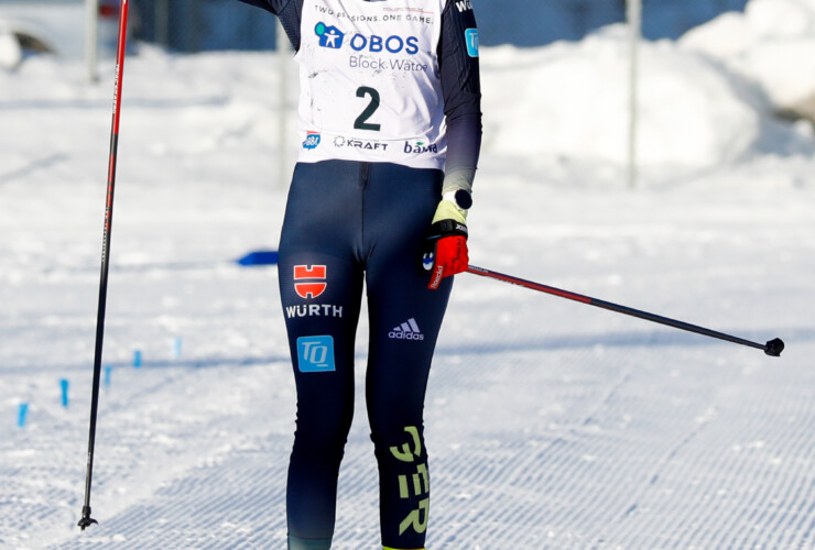 Sophia Maurus (GER) gewinnt den Wettkampf am Sonntag.