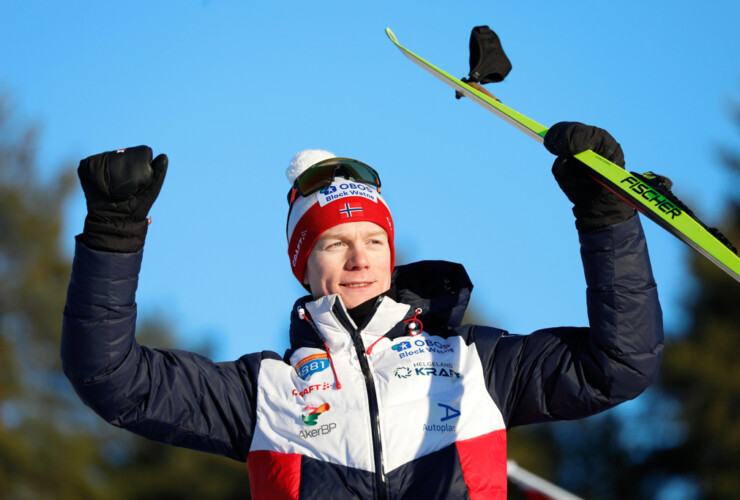 Der Sieger des Einzelwettkampfs am Sonntag heißt Einar Luraas Oftebro (NOR).