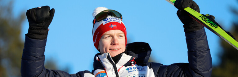 Der Sieger des Einzelwettkampfs am Sonntag heißt Einar Luraas Oftebro (NOR).