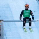 Terence Weber (GER) vor seinem Sprung beim COC in Rena (NOR)